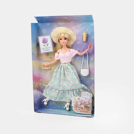 11.5" Lovely Fashion Doll with Accessories Set