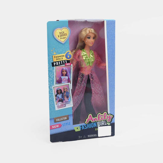 11.5" Lovely Fashion Doll with Accessories Set