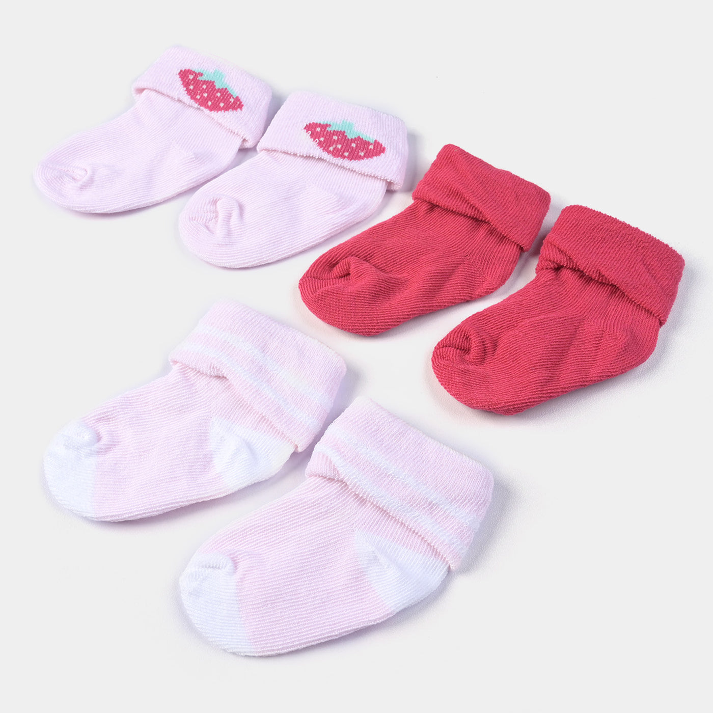 INFANT BABY 3 PAIR SOCKS | 0-12M