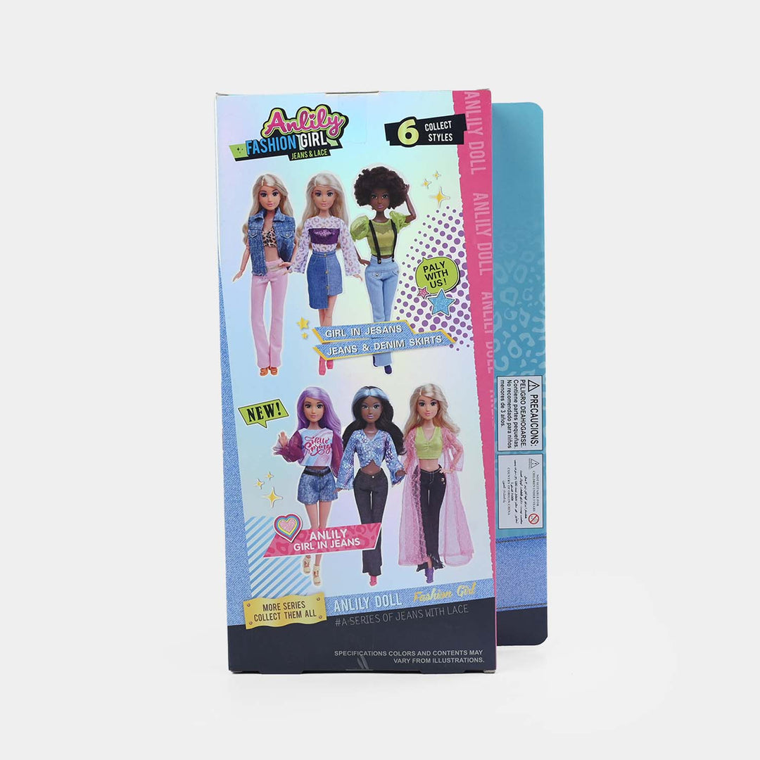 11.5" Lovely Fashion Doll with Accessories Set