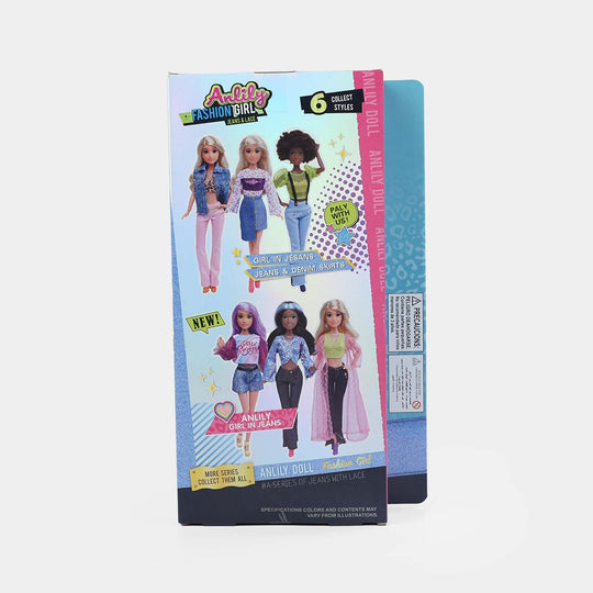 11.5" Lovely Fashion Doll with Accessories Set