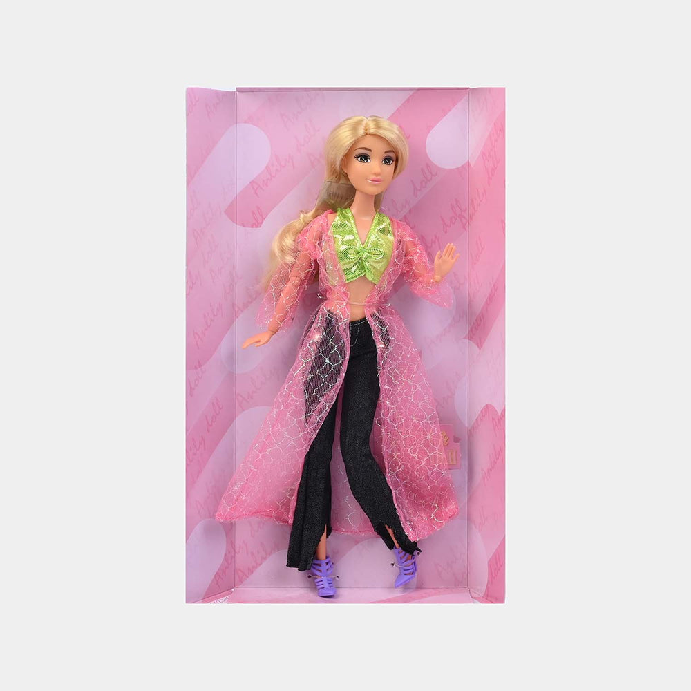 11.5" Lovely Fashion Doll with Accessories Set