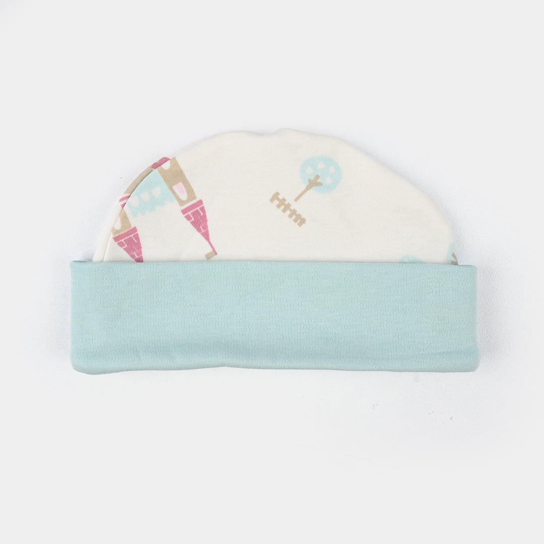 Infant Girls Jersey/Terry 3Pc Gift Set 287-088 E-C-BLUE