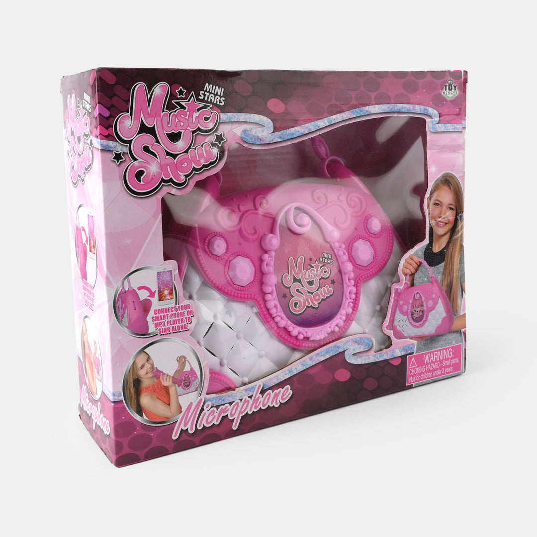 Mini Stars "Music Show" Handbag – With Crown Microphone