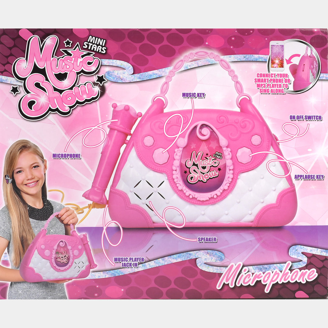 Mini Stars "Music Show" Handbag – With Crown Microphone