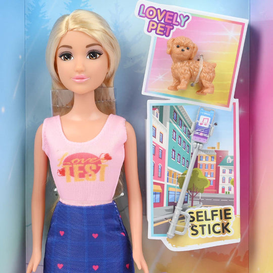 11.5" Lovely Fashion Doll with Accessories Set