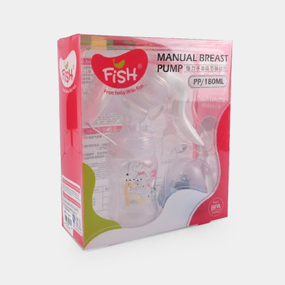 Manual Breast Pump With Bottle 180Ml