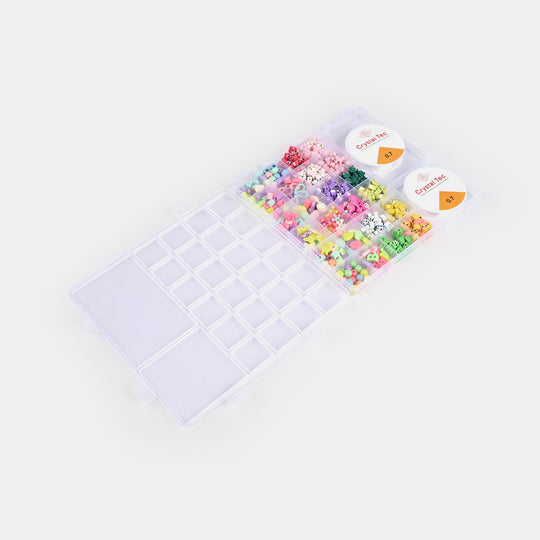 Girls Beads Set For Creative Play With Scissor