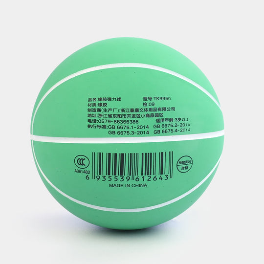 Junior Rubber Mini Basketball Bouncy Ball
