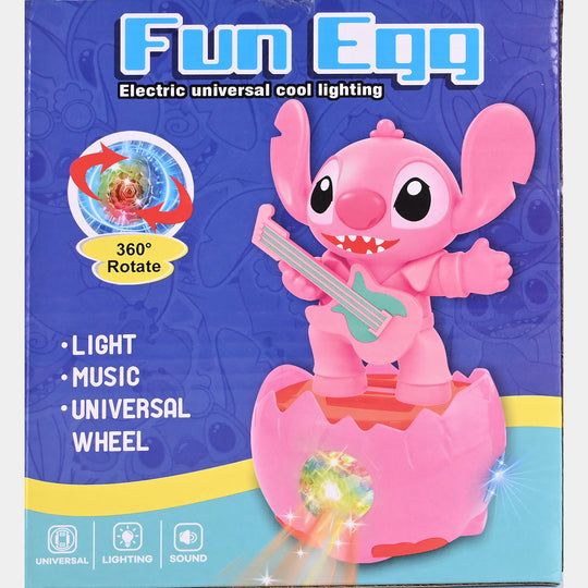 Multifunctional Musical Toy Dinosaur Egg With Doll