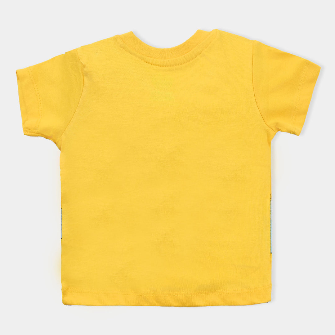 Infant Boys Slub Jersey T-Shirt Character | L-Chrome