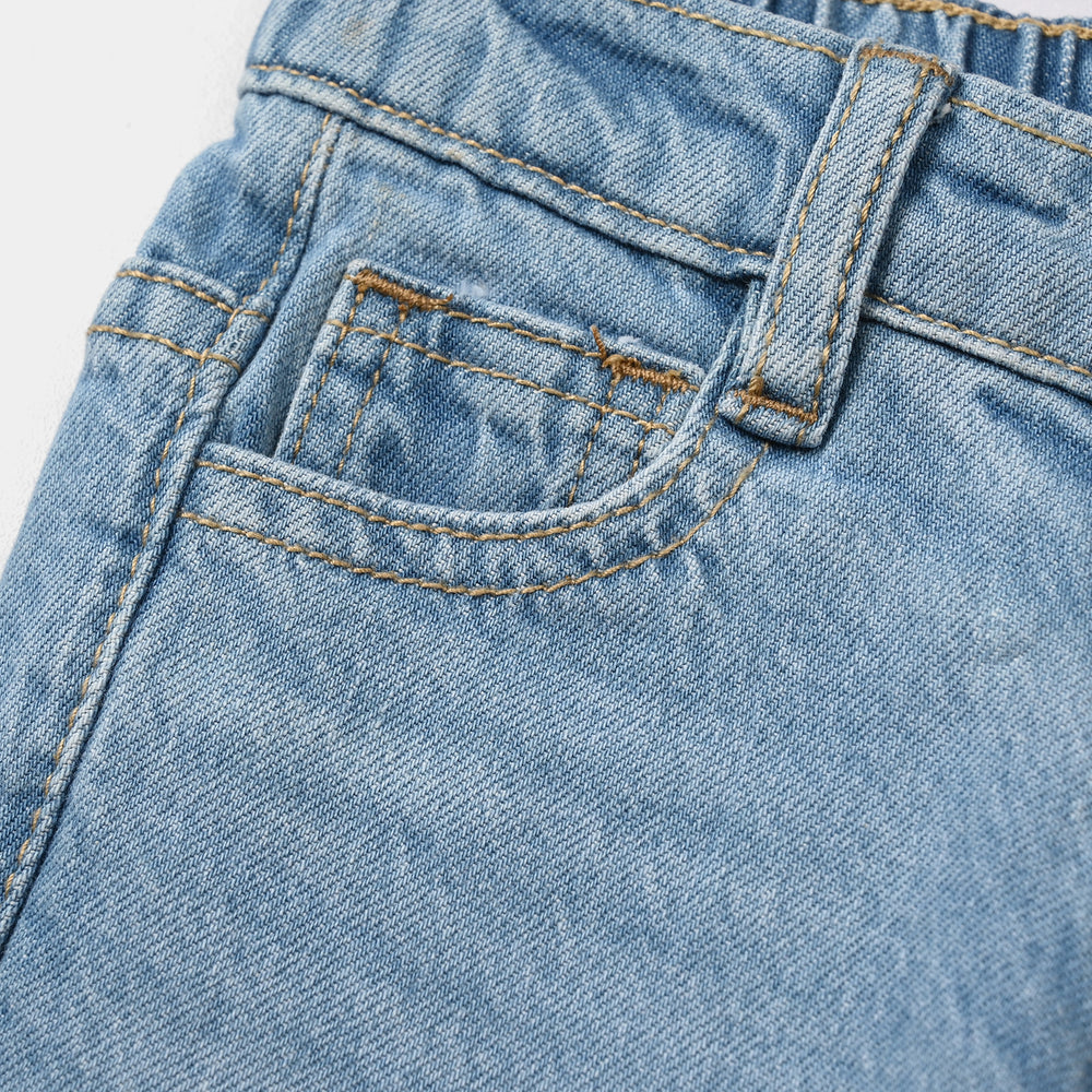 Infant Boys Denim Viscose Pants (Ripped) – Dark Blue