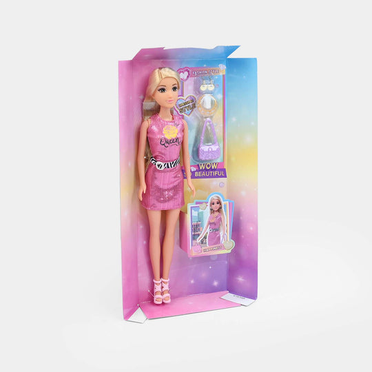 11.5" Lovely Fashion Doll with Accessories Set