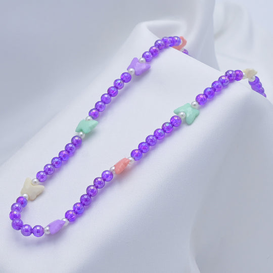 Elegant Beaded Necklace & Bracelet For Girls