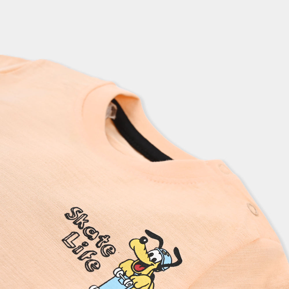 Infant Boys Slub Jersey T-Shirt Character | Cream Puff