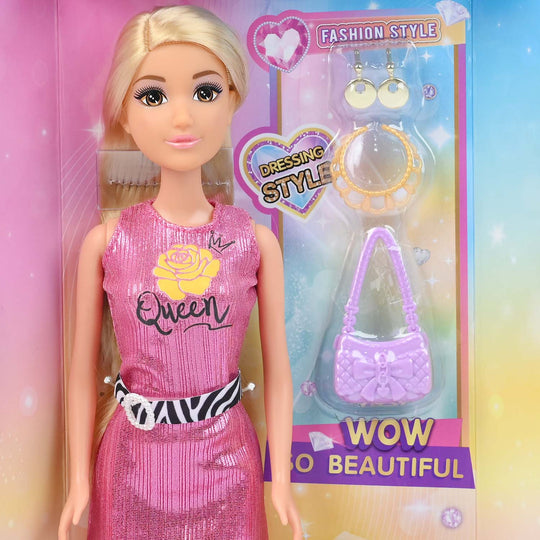 11.5" Lovely Fashion Doll with Accessories Set