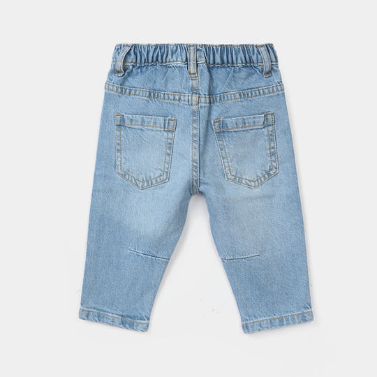 Infant Boys Denim Viscose Pants (Ripped) – Dark Blue