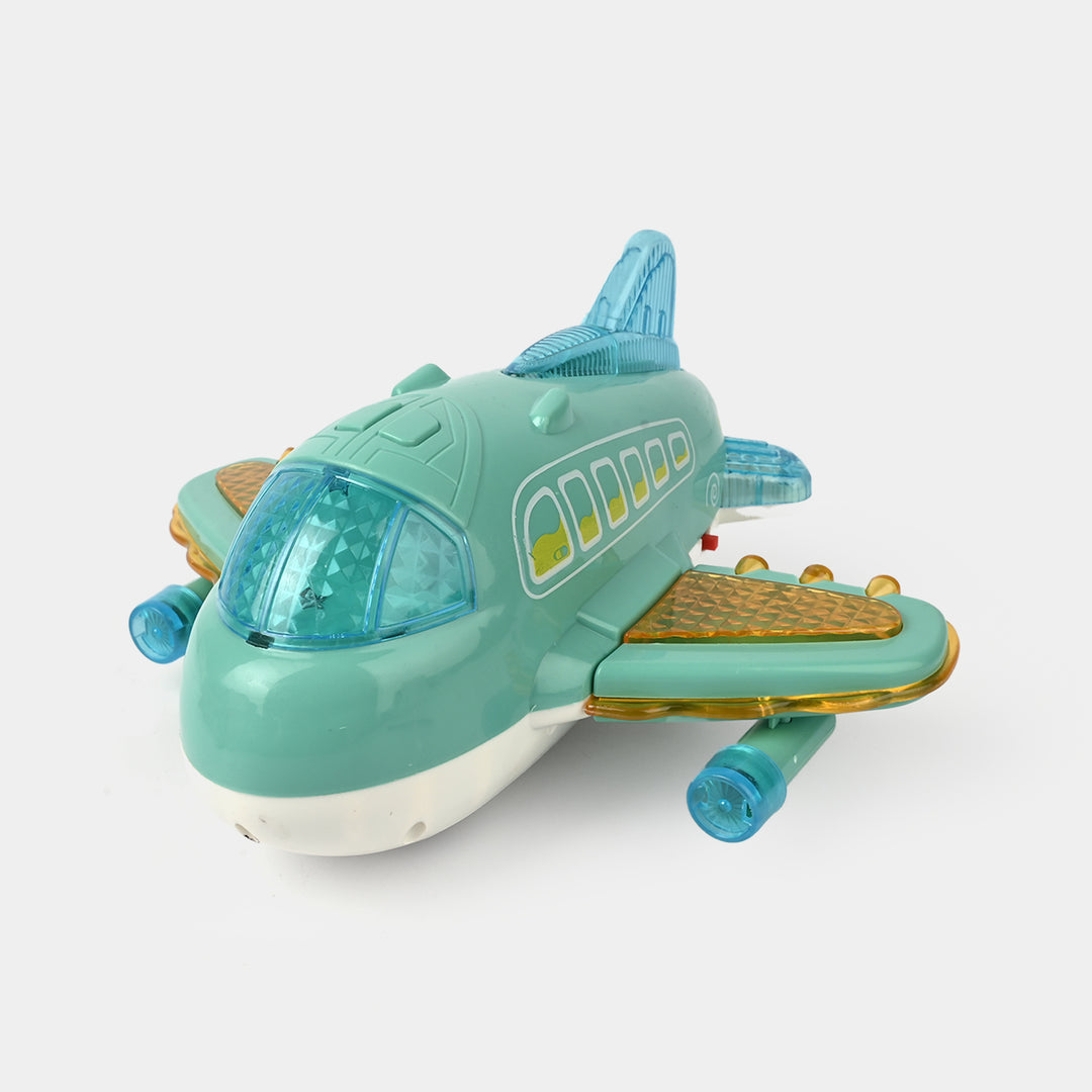 Aircraft ELECTRIC Toy Airplane With Light & Music