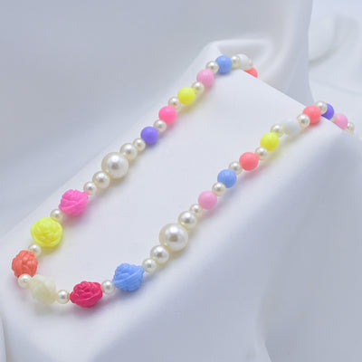 Elegant Beaded Necklace & Bracelet For Girls