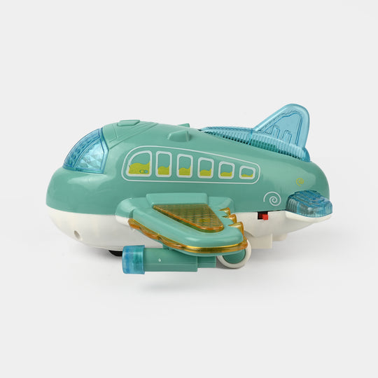 Aircraft ELECTRIC Toy Airplane With Light & Music