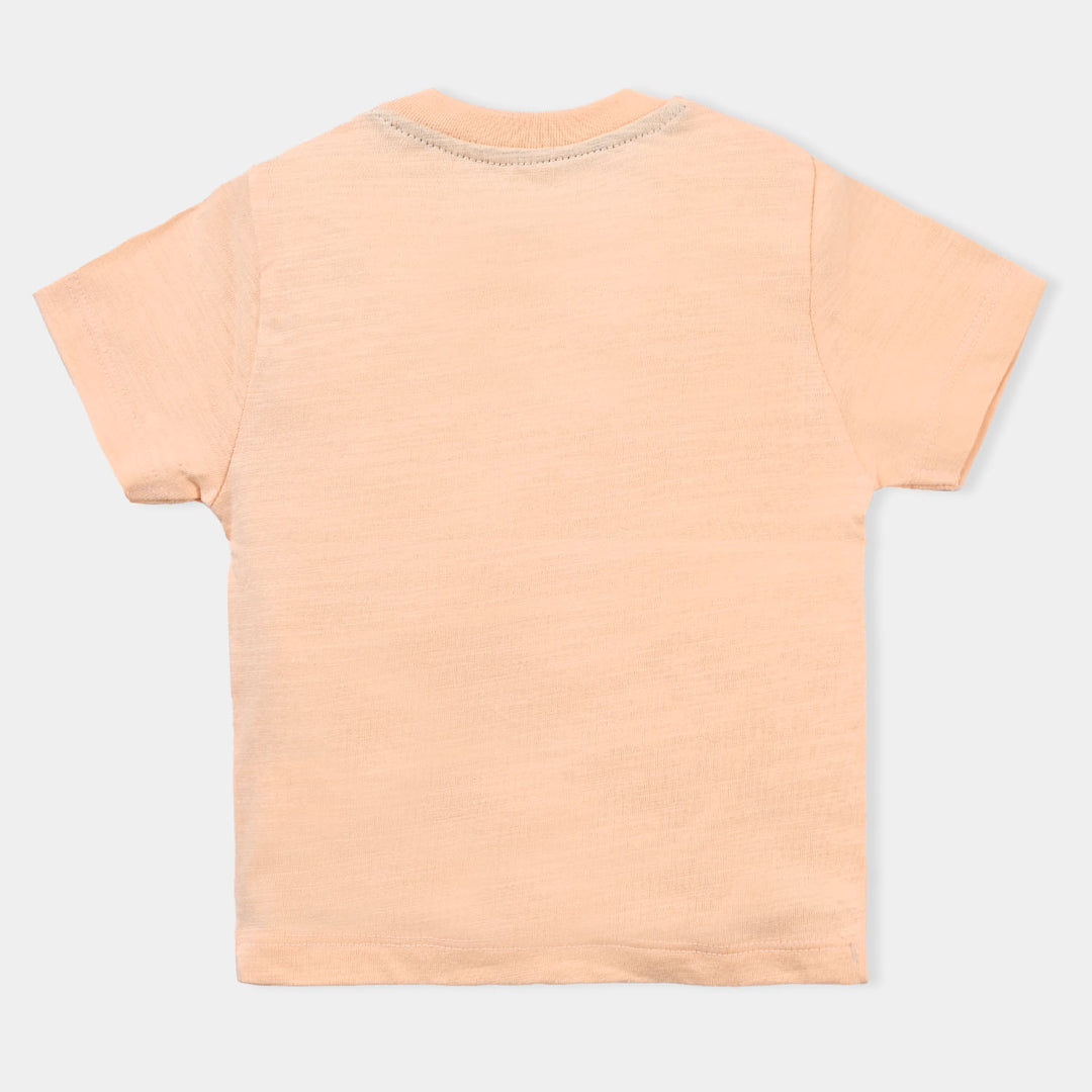 Infant Boys Slub Jersey T-Shirt Character | Cream Puff