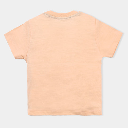 Infant Boys Slub Jersey T-Shirt Character | Cream Puff