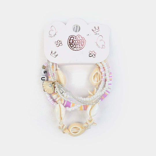 Fancy Crystal Beaded Bracelet for Girls