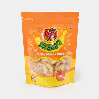 Brispy Banana Chips Cheezy 50g