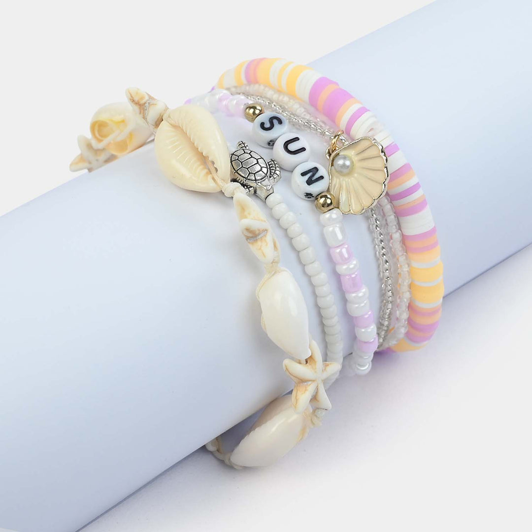Fancy Crystal Beaded Bracelet for Girls