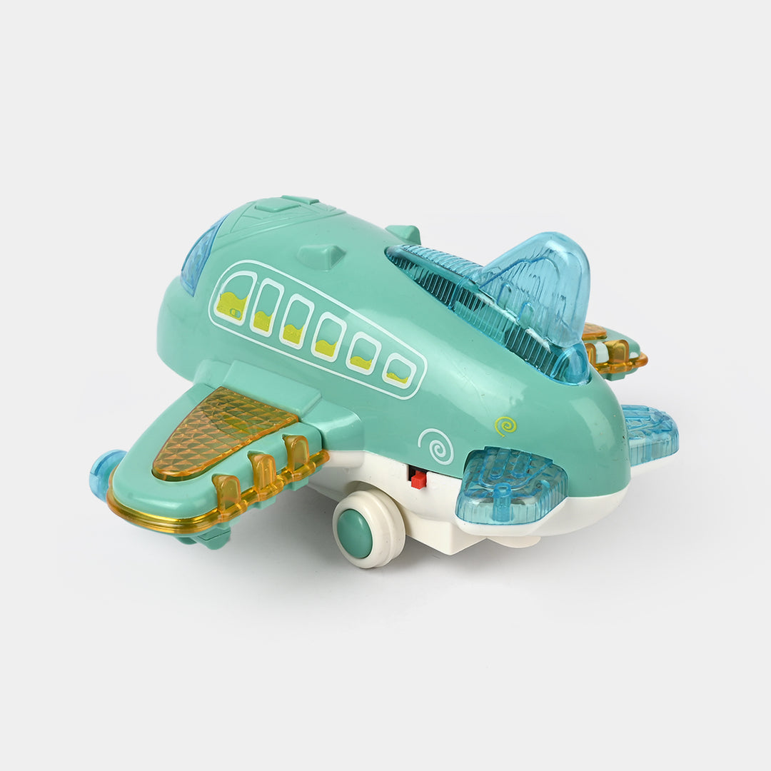 Aircraft ELECTRIC Toy Airplane With Light & Music