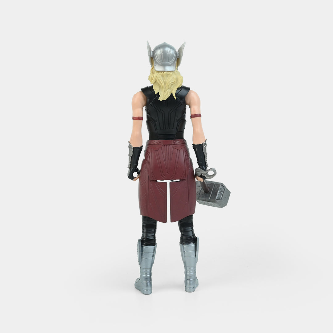 Kids Superhero Warrior Character Action Figure Toy with Hammer