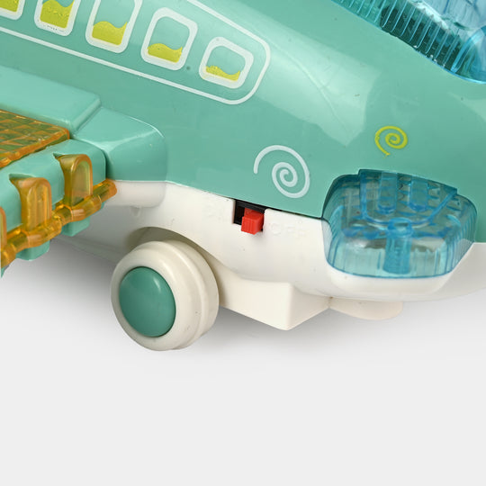 Aircraft ELECTRIC Toy Airplane With Light & Music
