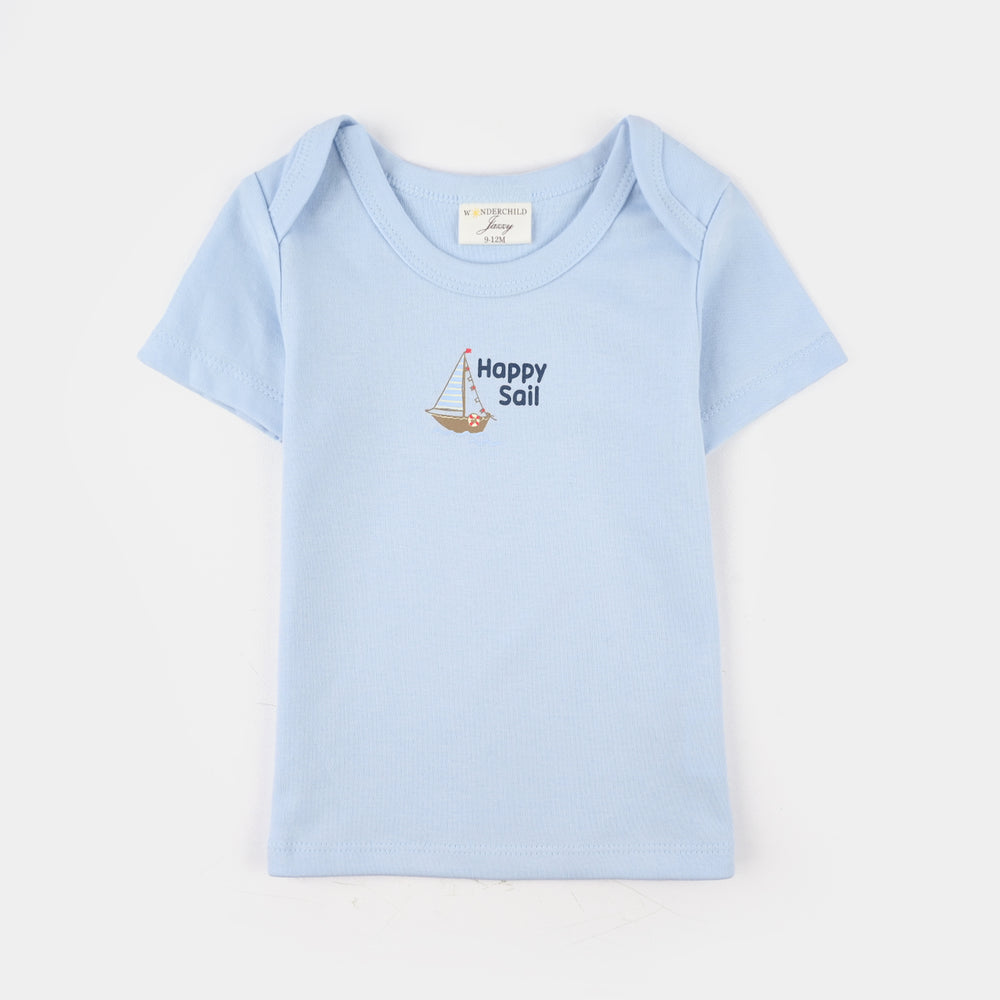 Infant Boys Jersey/Terry 3Pc Suit 287-057 E-C-BLUE