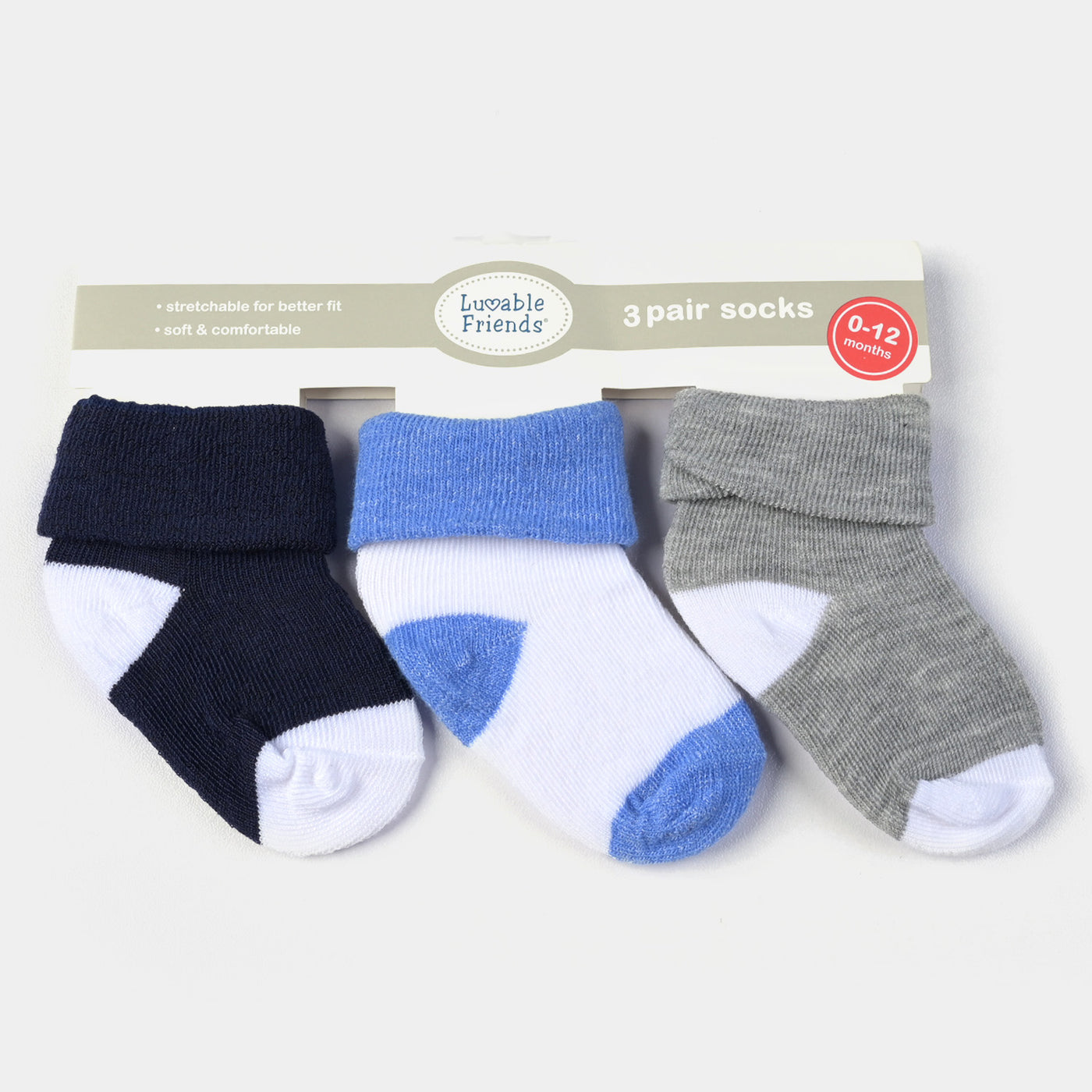 Charm Design Socks Pack of 3 Pair For Infant