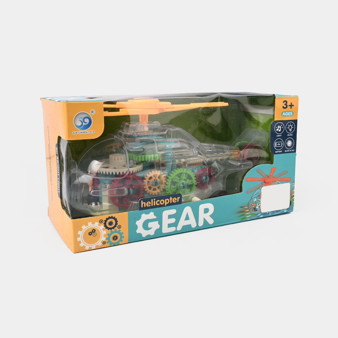 Universal Electric Gear Helicopter With Light & Music For Kids