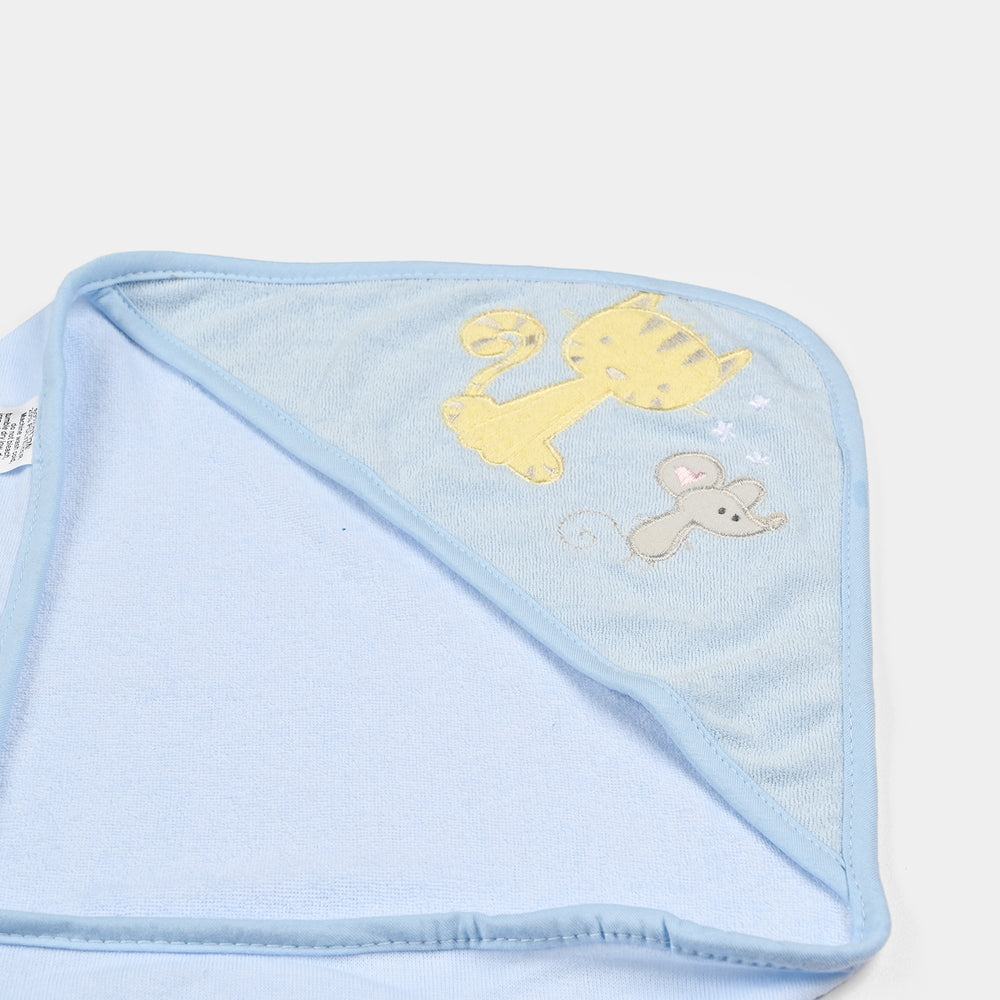 Baby Hooded Bath Towel + Washcloths 5Pcs