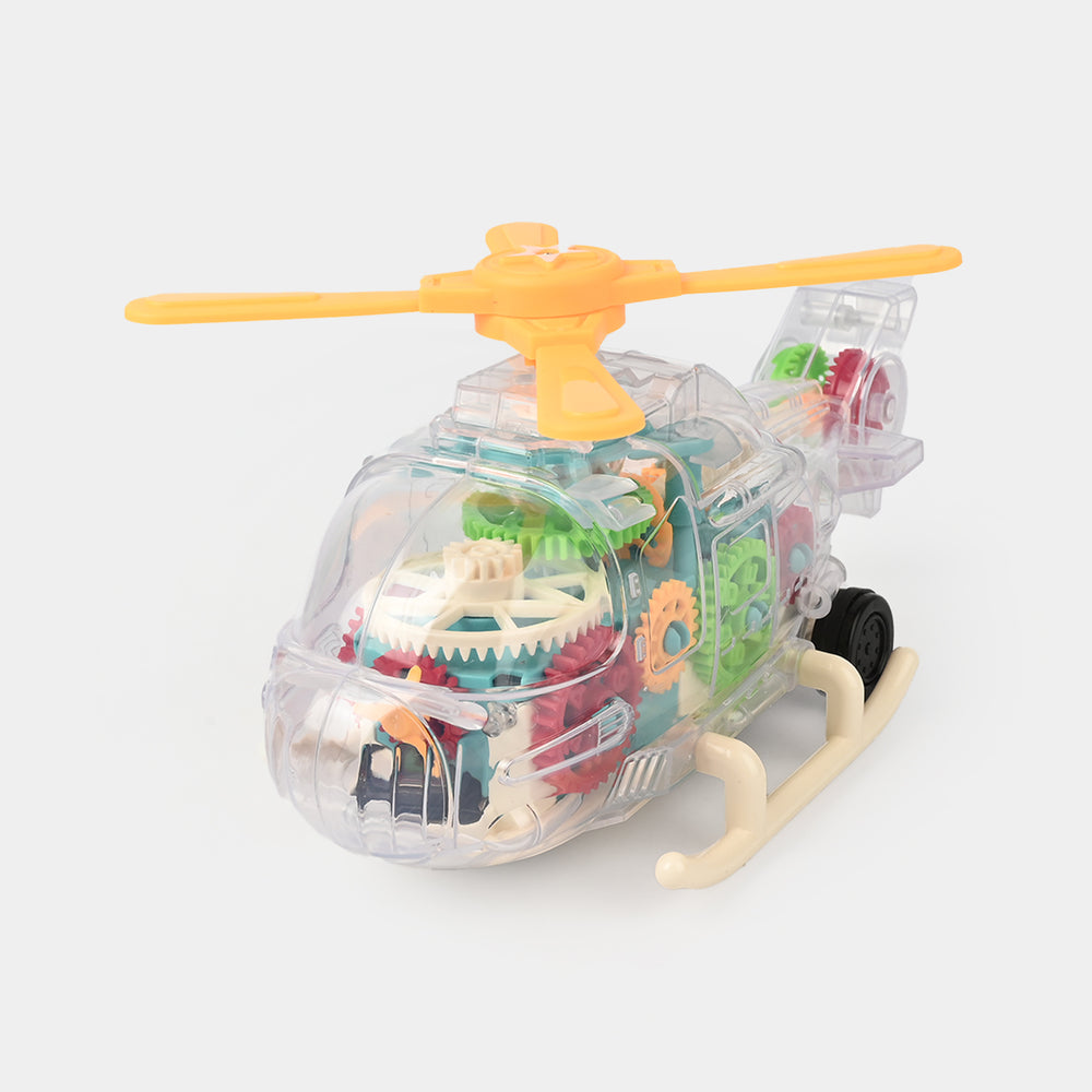 Universal Electric Gear Helicopter With Light & Music For Kids
