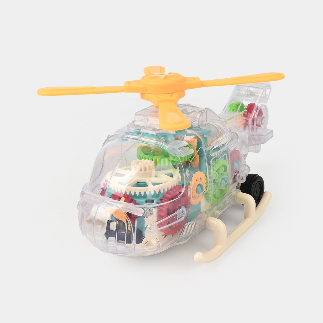 Universal Electric Gear Helicopter With Light & Music For Kids