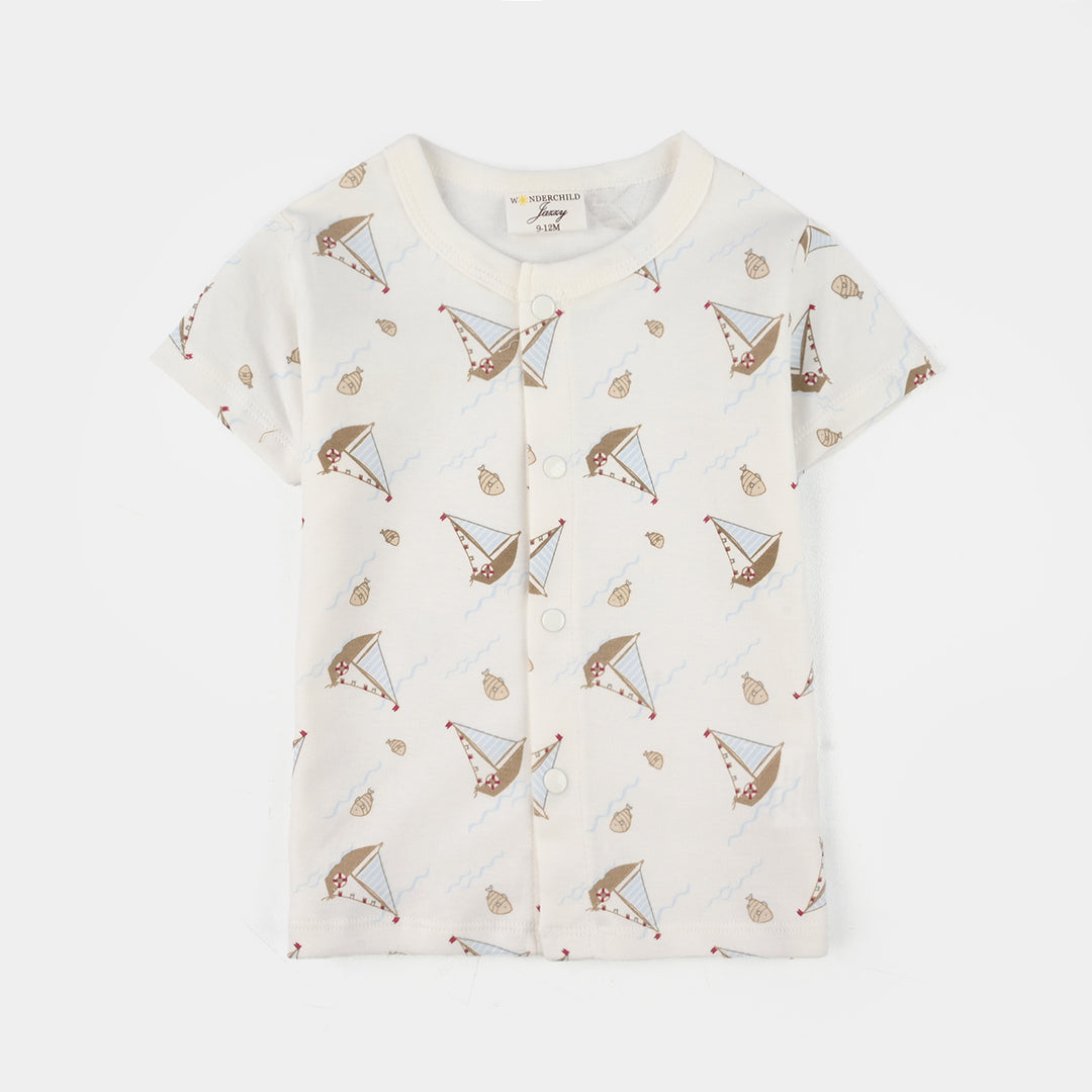 Infant Boys Jersey/Terry 3Pc Suit 287-057 E-C-BLUE