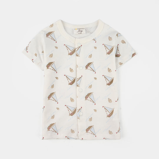 Infant Boys Jersey/Terry 3Pc Suit 287-057 E-C-BLUE