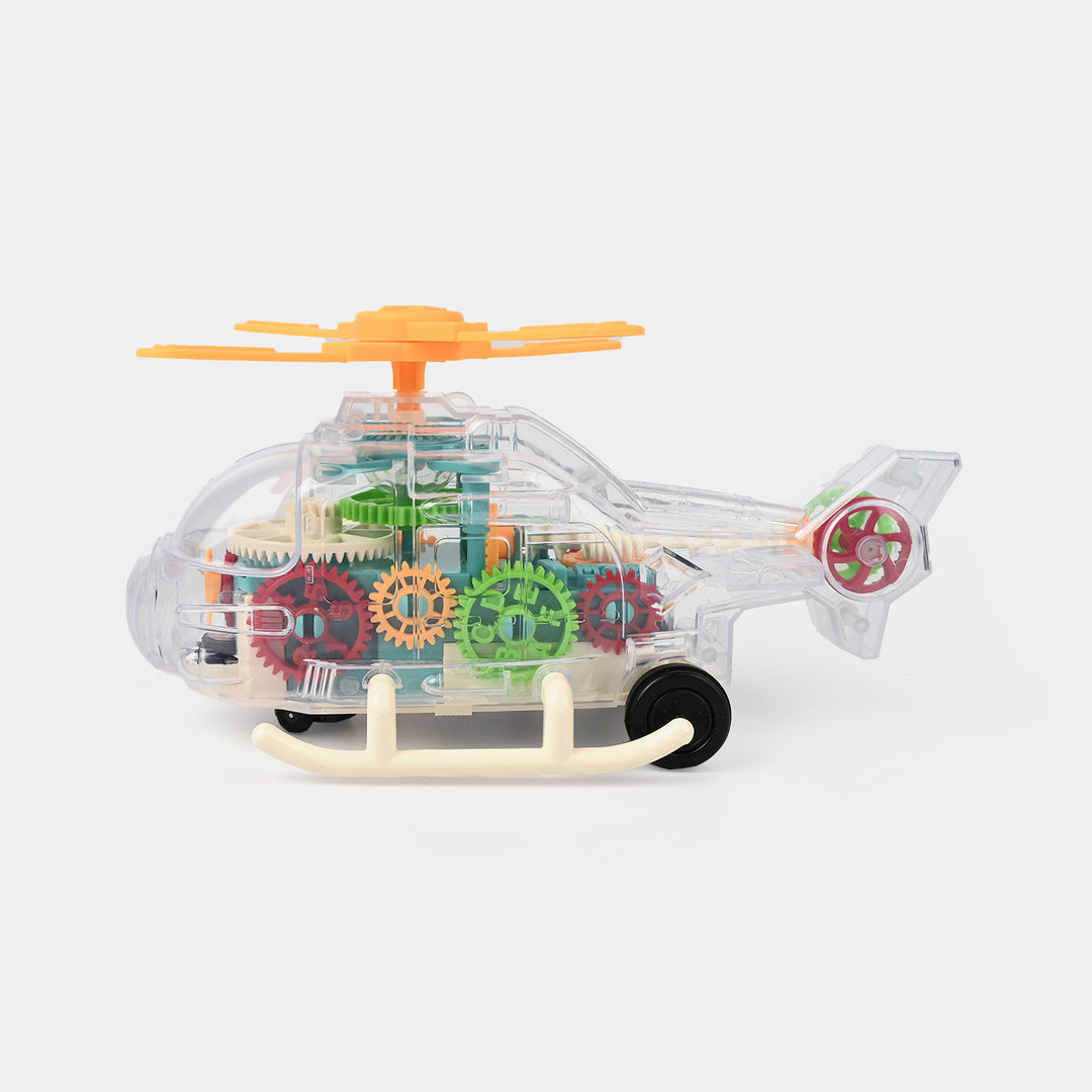 Universal Electric Gear Helicopter With Light & Music For Kids