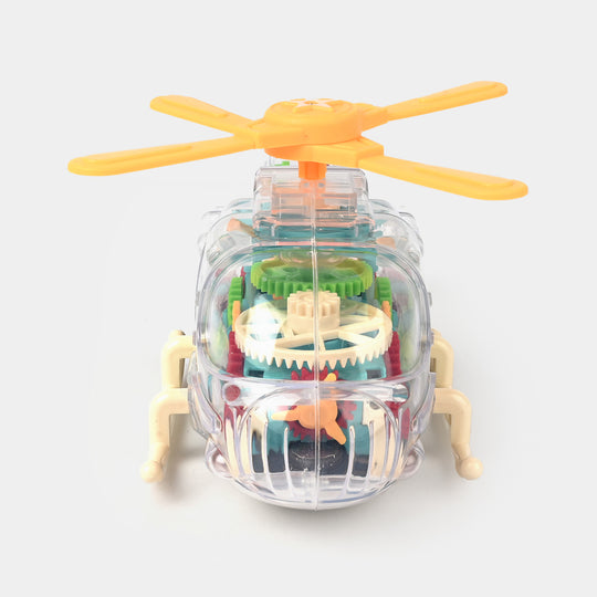 Universal Electric Gear Helicopter With Light & Music For Kids