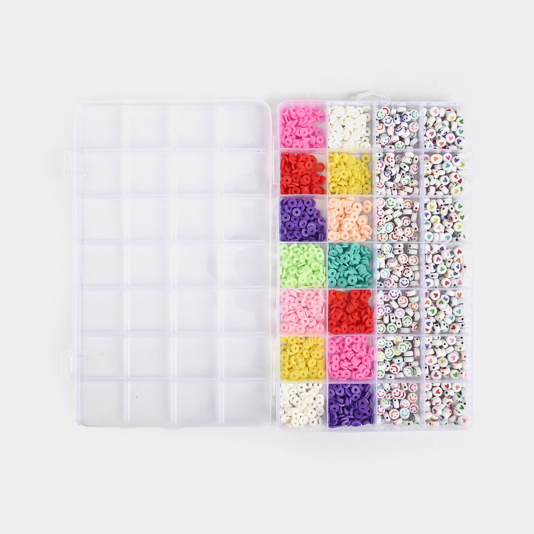 Girls Beads Set For Creative Play With Scissor
