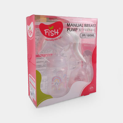 Manual Breast Pump With Bottle 180Ml