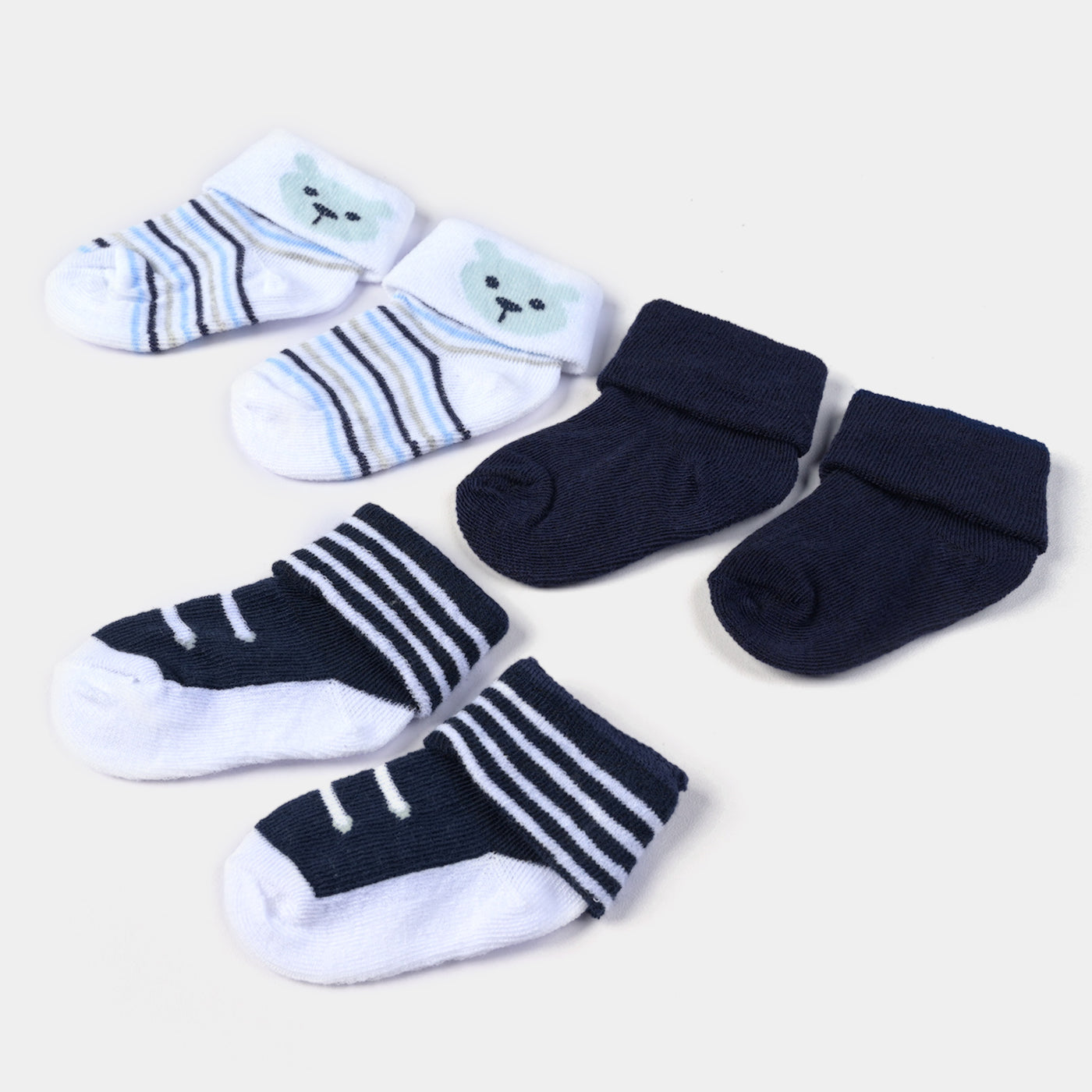 INFANT BABY 3 PAIR SOCKS | 0-12M