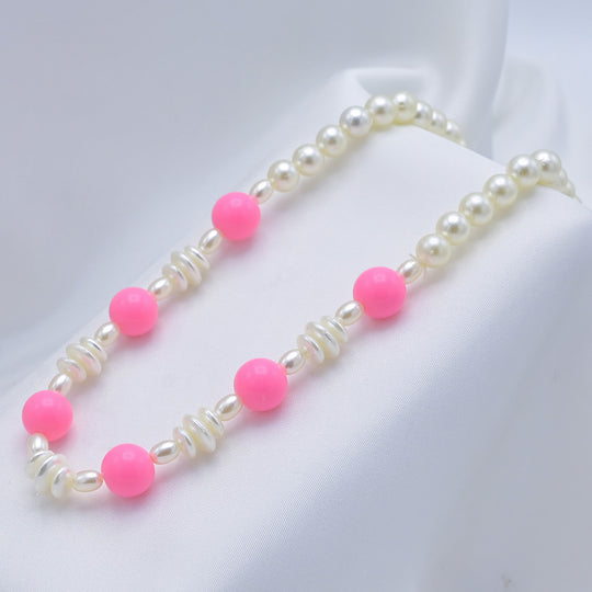 Elegant Beaded Necklace & Bracelet For Girls