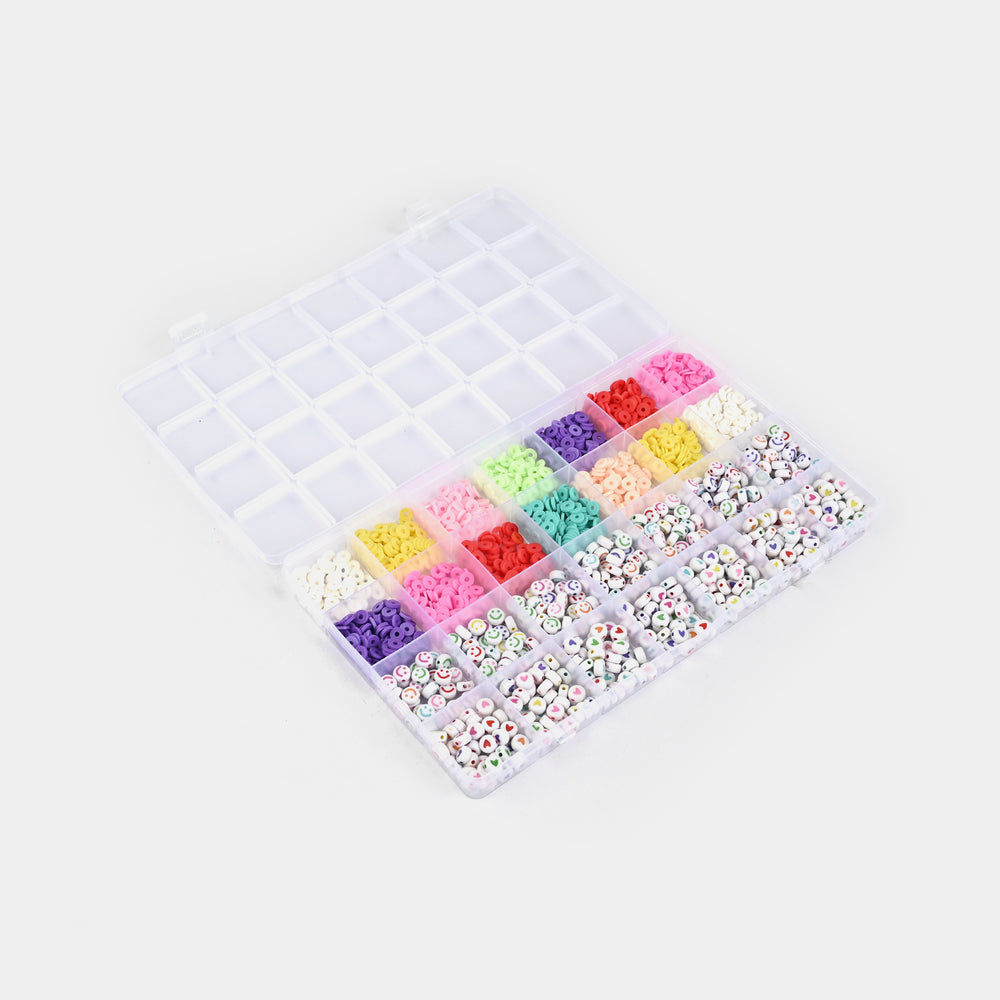 Girls Beads Set For Creative Play With Scissor