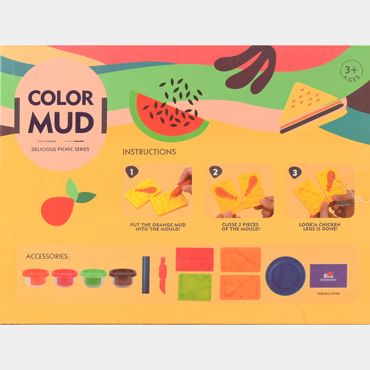 DIY Color Dough Delicious Picnic Play Set
