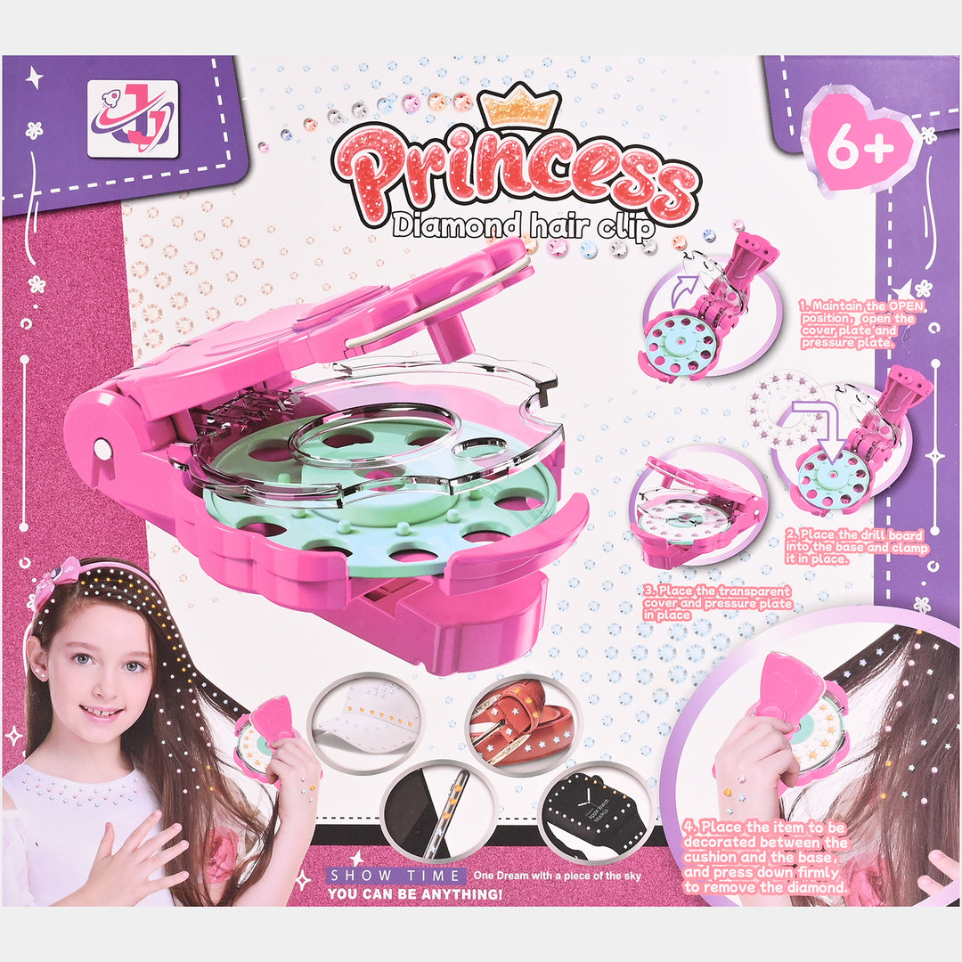 Hair Clip & Gem Stamping Playset