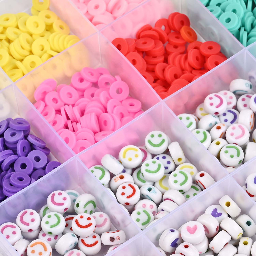 Girls Beads Set For Creative Play With Scissor